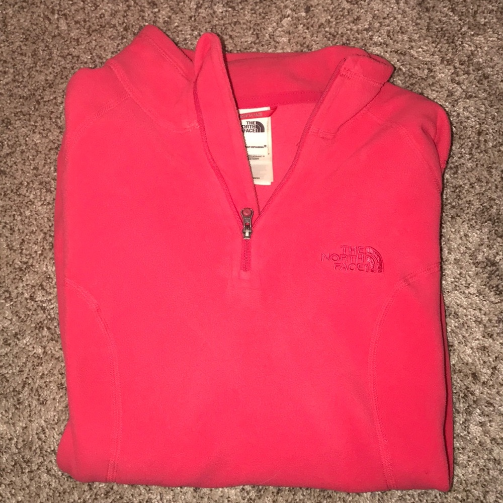 North Face pink pullover
